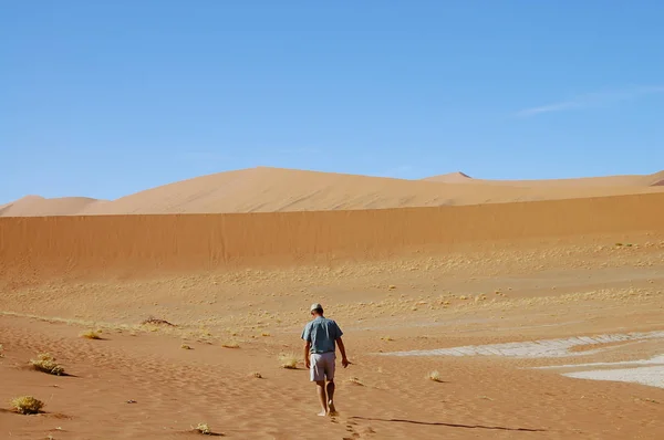 Dunes Sable Sossusvlei Namibie — Photo