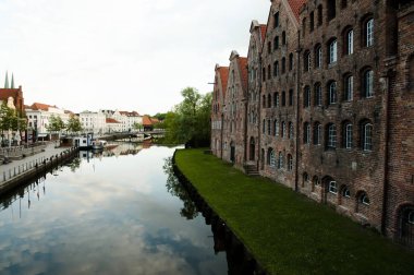 Trave nehir - Lübeck - Almanya