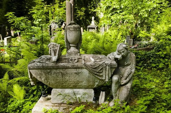 Cemitério Histórico Lychakiv Lviv Ucrânia — Fotografia de Stock