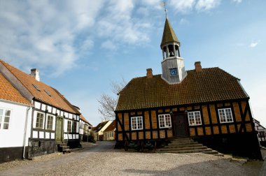 Ebeltoft kasaba - Danimarka binalarda