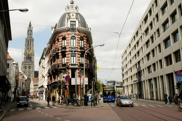 Antwerp Bélgica Maio 2013 Área Metropolitana Segunda Cidade Mais Populosa — Fotografia de Stock