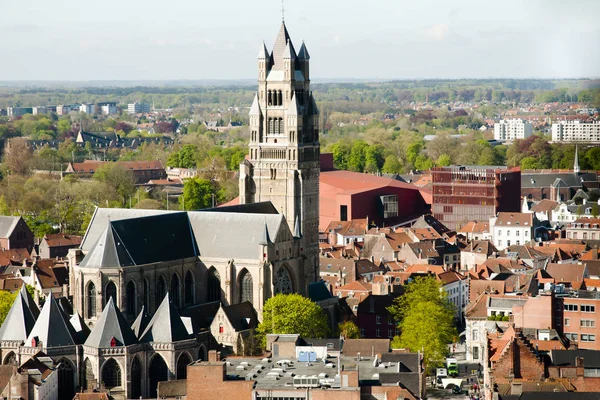 Catedral São Salvador Bruges Bélgica — Fotografia de Stock