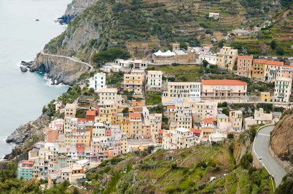 Riomaggiore Cinque Terre Italia — Foto Stock