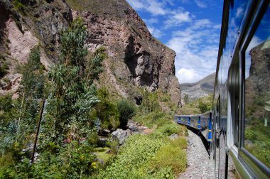 Urubamba Vadisi 'nde Tren Peru