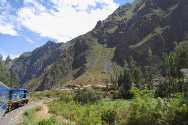 Urubamba Vadisi 'nde Tren Peru