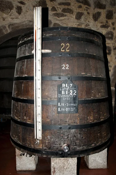 Port Wine Barrel Porto Portugal — Stock Photo, Image