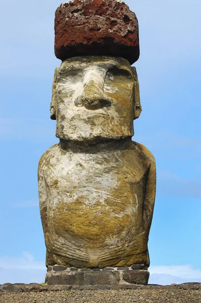 Tongariki Moai Νήσος Του Πάσχα — Φωτογραφία Αρχείου