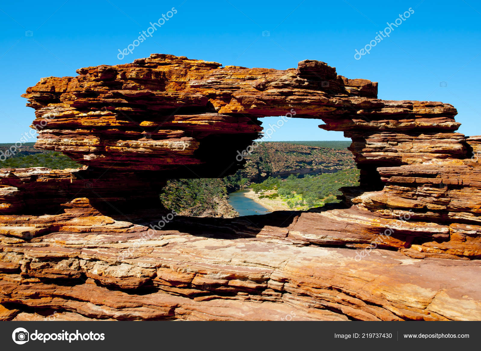 Gøre mit bedste forbundet variabel Nature's Window Kalbarri National Park Australia Stock Photo by  ©adwo@hotmail.com 219737430