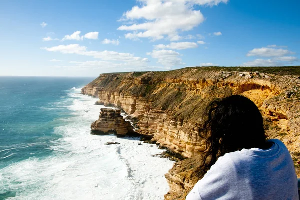 カルバリ崖の海岸線 西オーストラリア — ストック写真