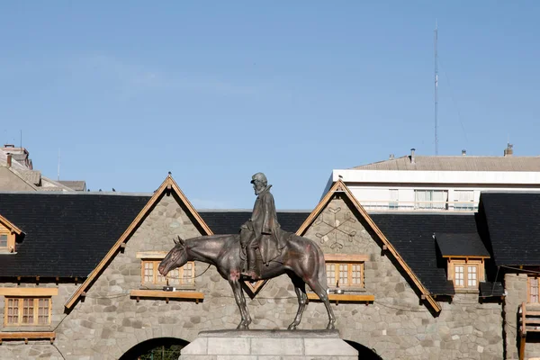 Statue Von Julio Roca Bariloche Argentinien — Stockfoto