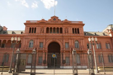 Cumhurbaşkanlığı pembe evde (Casa Rosada) - Buenos Aires - Arjantin