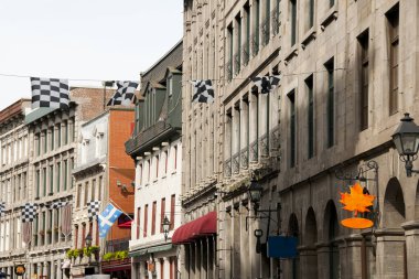 Montreal eski liman - Kanada sokakta St Paul