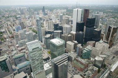 Toronto City - Kanada havadan görünümü