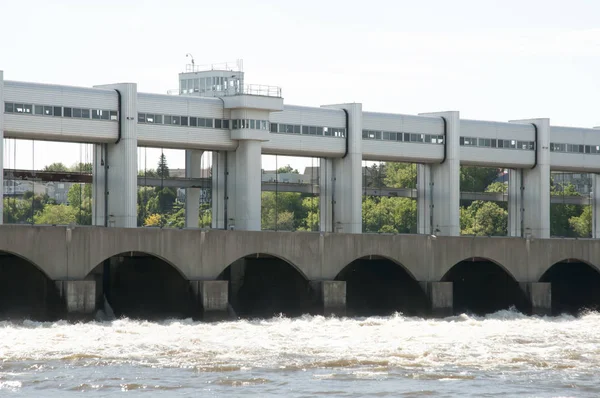 Centrale Électrique Rivière Prairies Montréal Canada — Photo