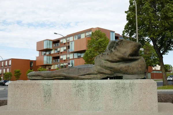 Κλόουν Παπούτσι Άγαλμα Μόντρεαλ Καναδάς — Φωτογραφία Αρχείου