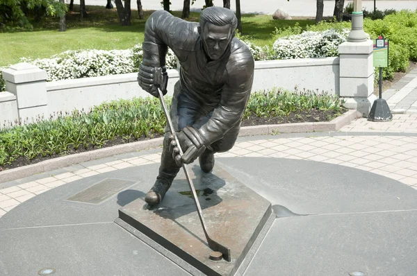 Gatineau Canada Mai 2015 Statue Légende Hockey Maurice Rocket Richard — Photo