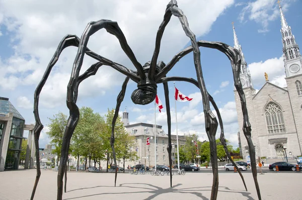 Ottawa Canada Maio 2015 Maior Estátua Aranha Mundo Maman Criada — Fotografia de Stock