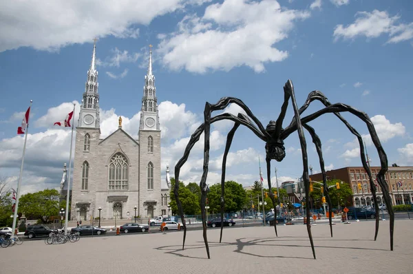 Ottawa Canada Mei 2015 Wereld Grootste Spin Standbeeld Maman Gemaakt — Stockfoto