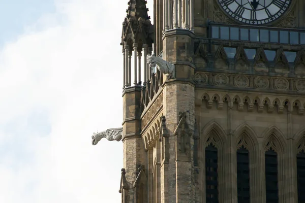 Gargoyles Het Parlement Ottawa Canada — Stockfoto