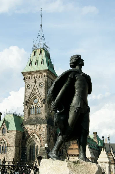 Statue Von Sir Galahad Ehren Von Harper Ottawa Canada — Stockfoto