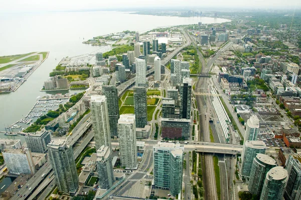 Veduta Aerea Toronto City Canada — Foto Stock