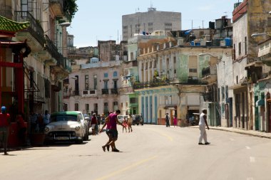 Şehir hayatı Eski Havana - Küba