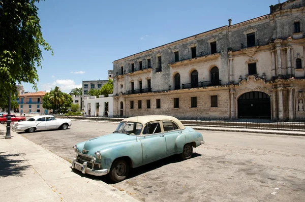 Habana Cuba Junio 2015 Automóvil Chevrolet Clásico Época Estacionado Habana —  Fotos de Stock