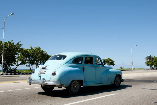 HAVANA, CUBA - June 7, 2015: Classic vintage Ford automobile in Old Havana