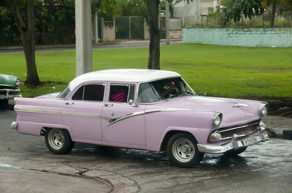 Varadero Cuba June 2015 Classic Vintage Automobile Commonly Used Locals — Stock Photo, Image