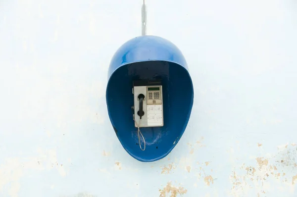 Telefone Público Parede Cuba — Fotografia de Stock