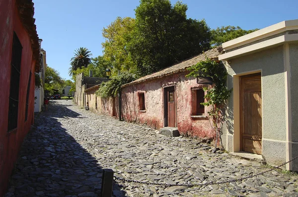 Cobble Street Colonia Del Sacramento Uruguai — Fotografia de Stock