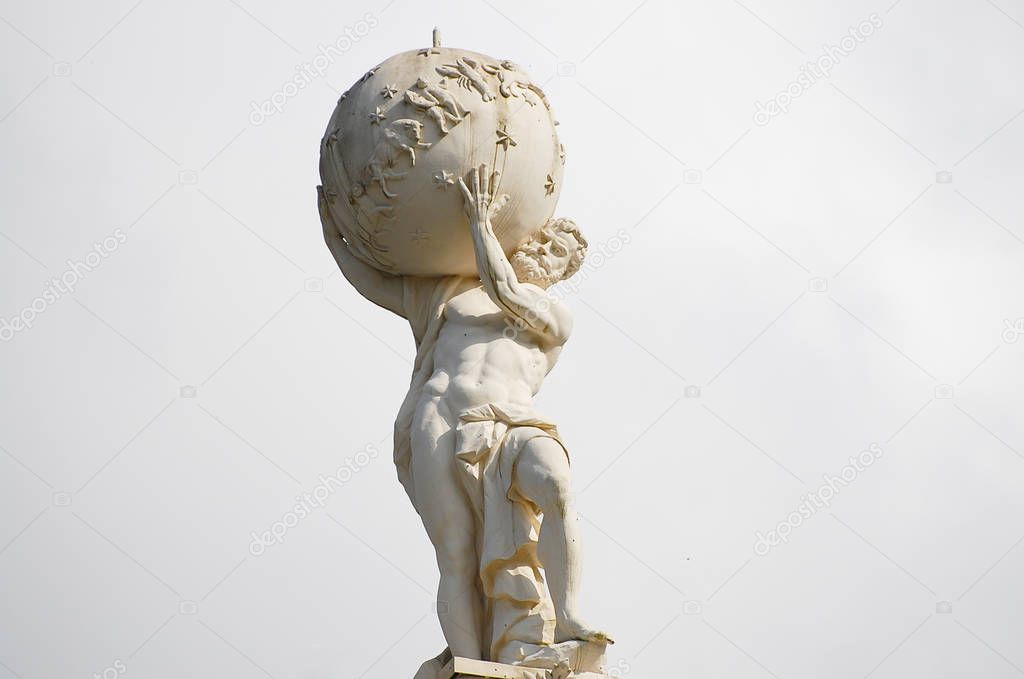 Statue of Atlas God