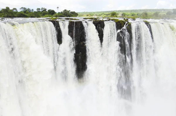 Victoria Falls Zambia Zimbabwe Border — Foto de Stock