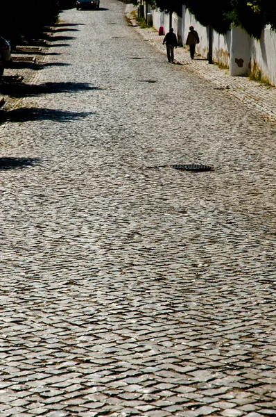 Macskaköves Street Portugália — Stock Fotó