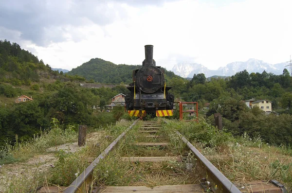 Lokomotive Jablanica Bosnien Herzegowina — Stockfoto