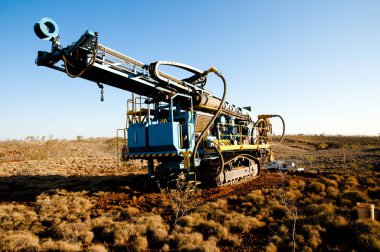 RC Drill Rig arama alanında - Avustralya