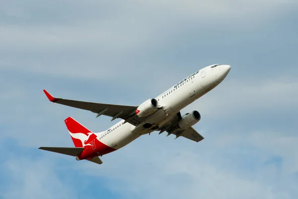 Перт Аустралия Ноября 2018 Года Взлет Коммерческого Самолета Boeing 737 — стоковое фото