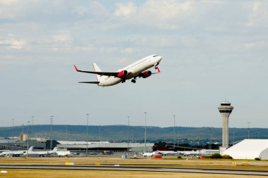 Ticari uçağın kalkış