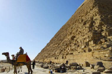 Büyük Khufu piramit Giza - Cairo