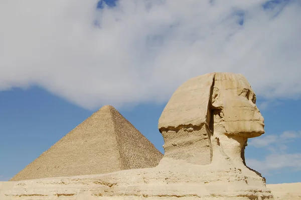 Великий Сфінкс Каїр Єгипет — стокове фото