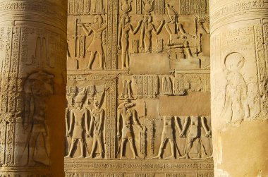 Kom Ombo Tapınağı hiyeroglif - Mısır