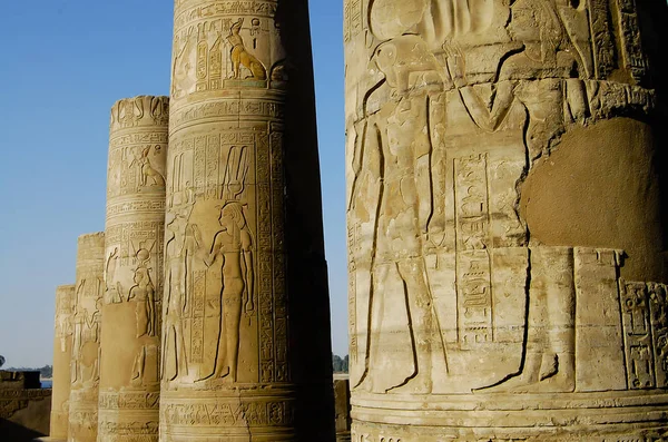 Храм Kom Ombo Єгипет — стокове фото