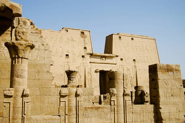 Edfu 이집트 이집트에 Horus의 — 스톡 사진