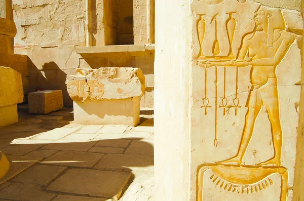 Храм Хатшепсут Луксор Єгипет — стокове фото