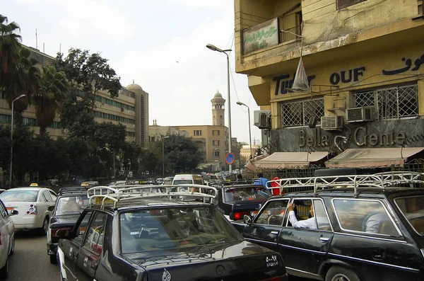 Cairo Egypt February 2010 Local Traffic One Most Populated Capitals — Stock Photo, Image