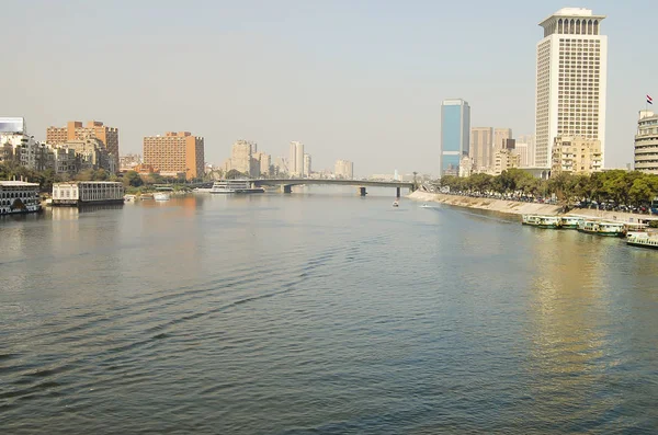 Rio Nilo Cairo Egito — Fotografia de Stock