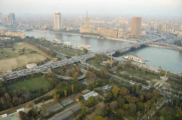 Nil Nehri Kahire Mısır — Stok fotoğraf