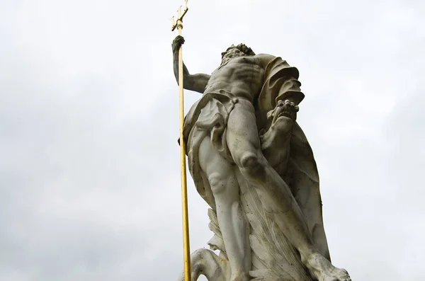 Statue Poséidon Dieu — Photo