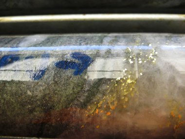 Görünür altın kuvars ven - Avustralya