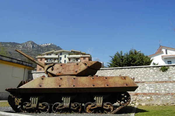 Wwii Tank Monte Cassino Italy — Stock Photo, Image